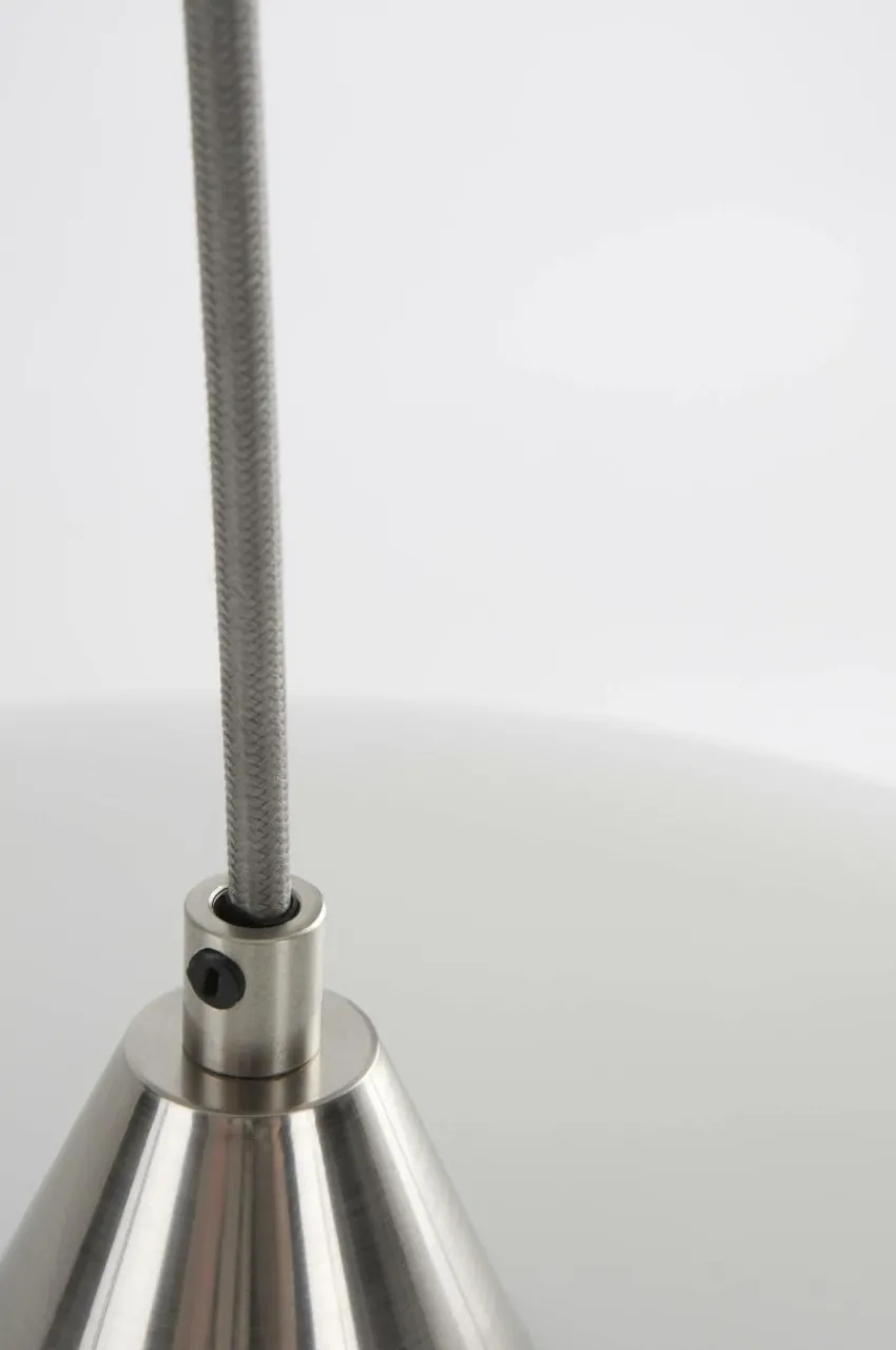 Taklampor|Jotex THALIA Taklampa Vit/nickelsatin