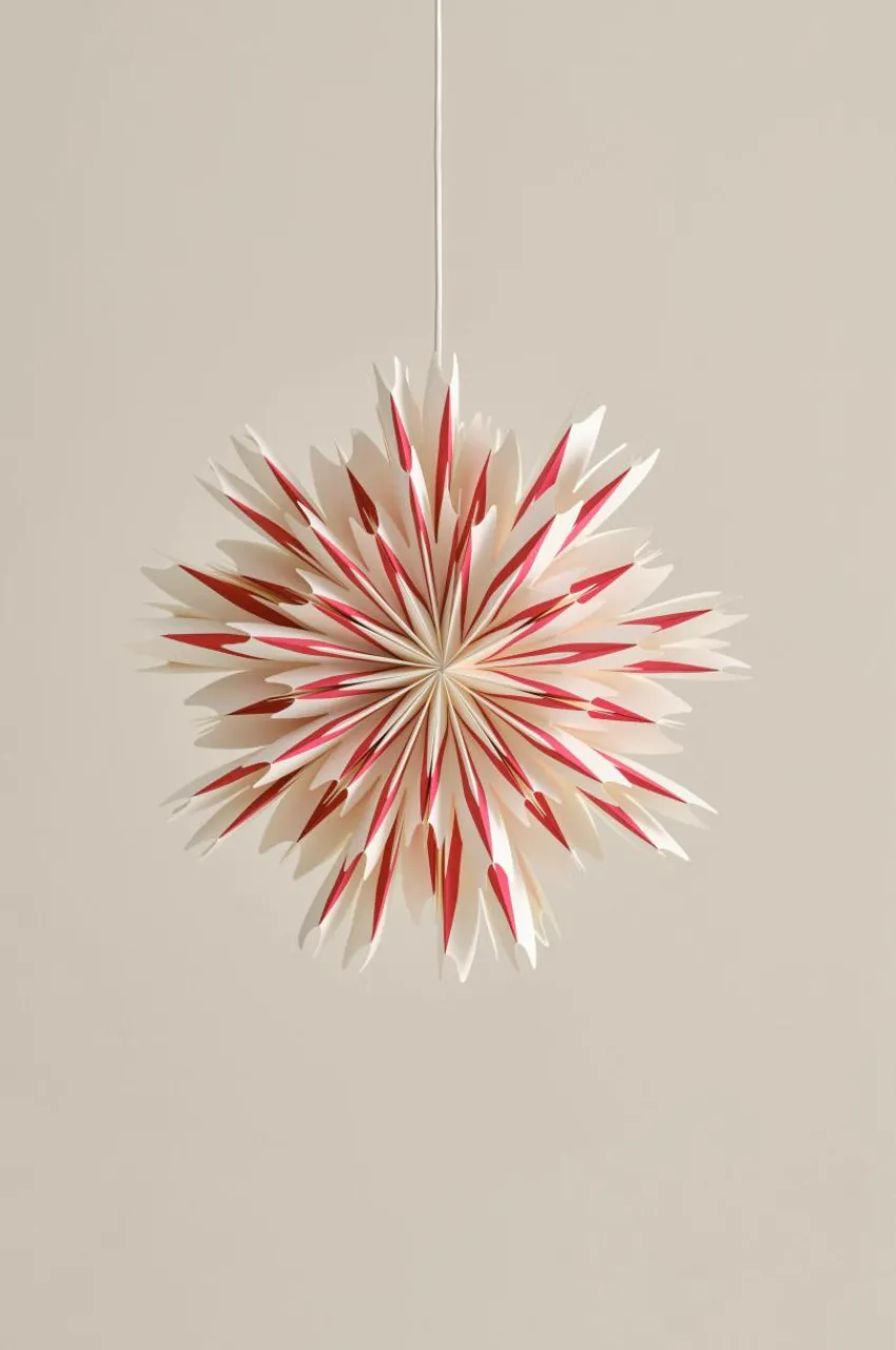 Julbelysning|Jotex THEBE Julstjärna ø 50 Cm Vit/röd