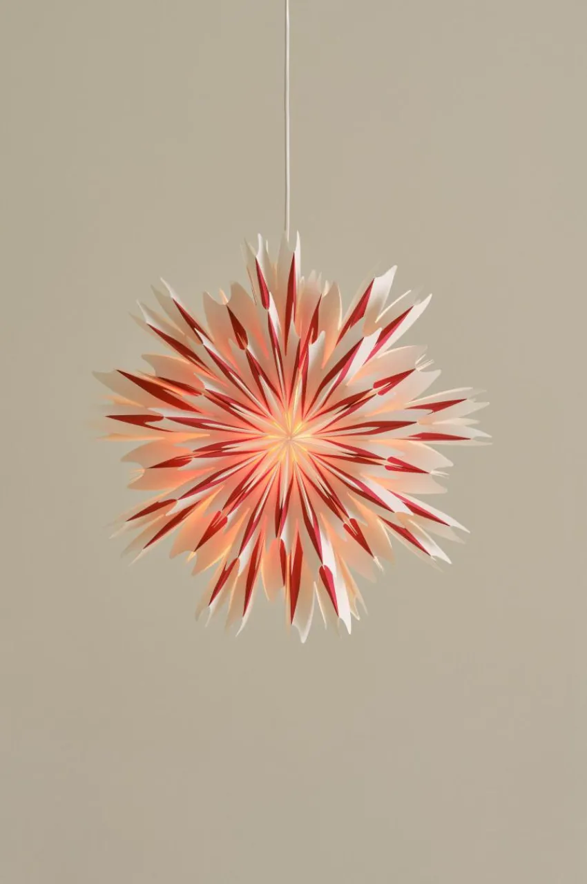 Julbelysning|Jotex THEBE Julstjärna ø 50 Cm Vit/röd