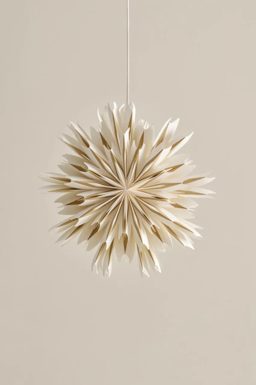 Julbelysning|Jotex THEBE Julstjärna ø 50 Cm Vit/brun