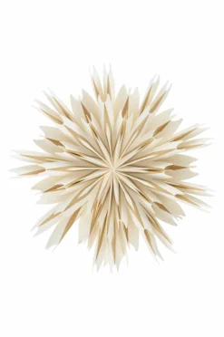 Julbelysning|Jotex THEBE Julstjärna ø 50 Cm Vit/brun