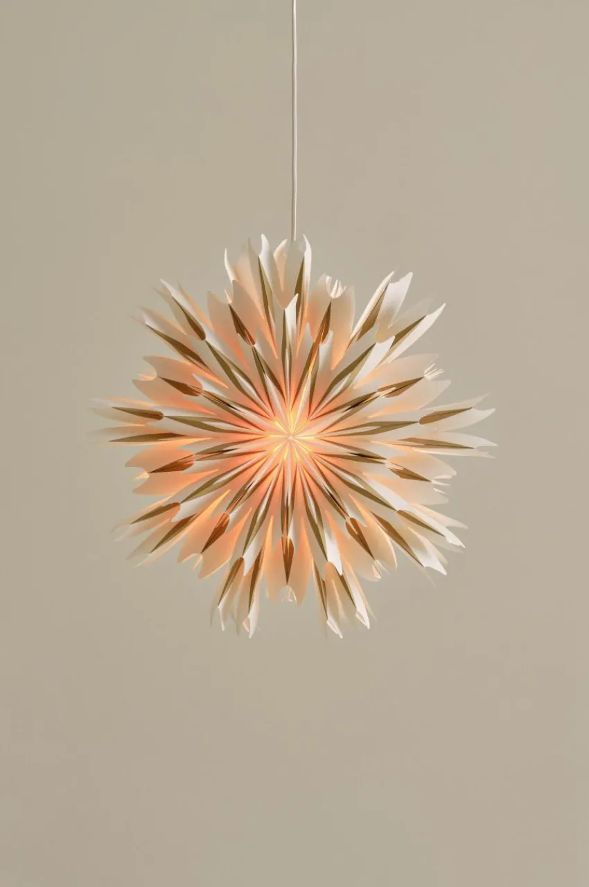 Julbelysning|Jotex THEBE Julstjärna ø 50 Cm Vit/brun