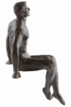 Prydnadssaker|Jotex THINKER Dekorationsfigur Svart/brons