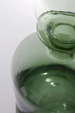 Vaser|Prydnadssaker|Jotex THOR Glasvas - Höjd 37,5 Cm Grågrön