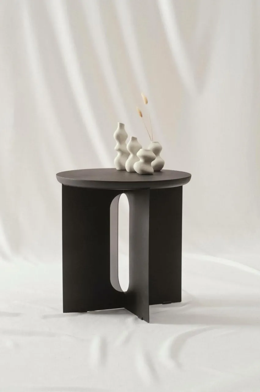 Bord|Jotex THUSIS Sidobord ø 51 Cm Svart