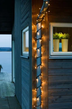 Utebelysning|Utebelysning|Jotex Tilläggsslinga 100 LED Svart