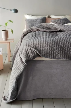 Överkast|Sängkappor|Jotex TILY Bäddpaket - Enkelsäng 90 Cm, Sängkappa 60 Cm Grå