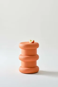 Bord|Jotex TIMARU ø 33 Cm Sidobord Orange