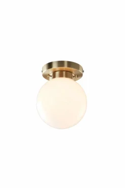 Vägglampor|Taklampor|Jotex TINK WHITE Taklampa Vit/mässing