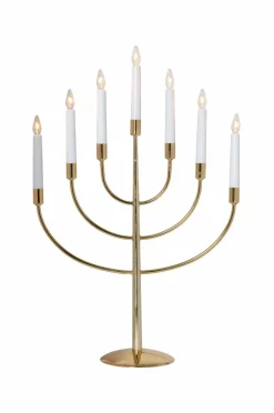 Julbelysning|Jotex TITUS Elljusstake LED Brass