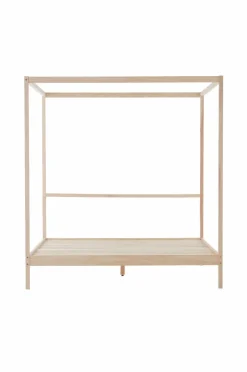 Sängramar|Jotex TIVEDEN Sängram Med Himmelsäng 160 Cm Natur