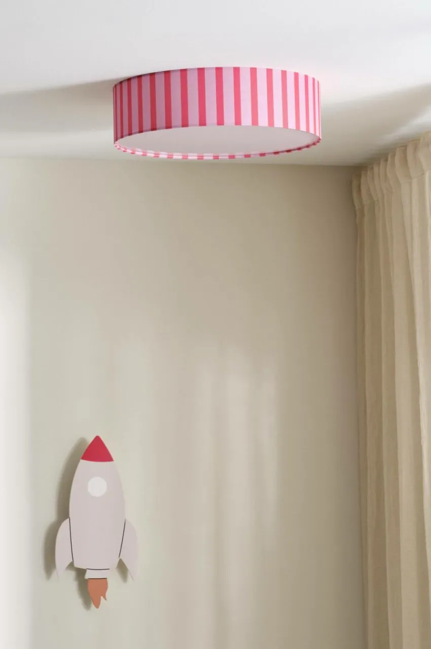 Barnlampor|Barnlampor|Jotex TOLLO MINI Plafond Röd/rosa