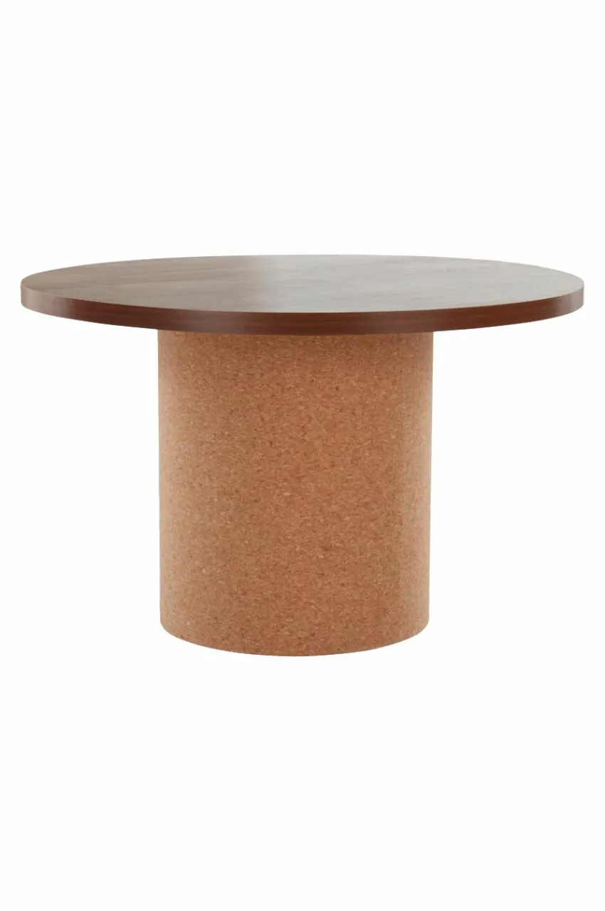 Bord|Jotex TOMAR Matbord ø 120 Cm Valnöt/Kork