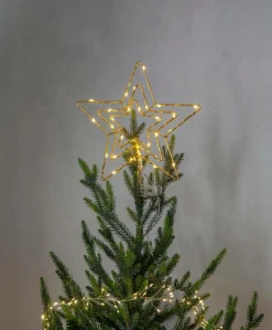 Julbelysning|Juldekoration|Jotex Toppstjarna Topsy Brass