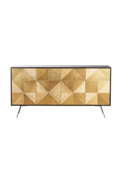 Förvaring|Jotex TORCY Sideboard 45x160 Cm Svart/mässing