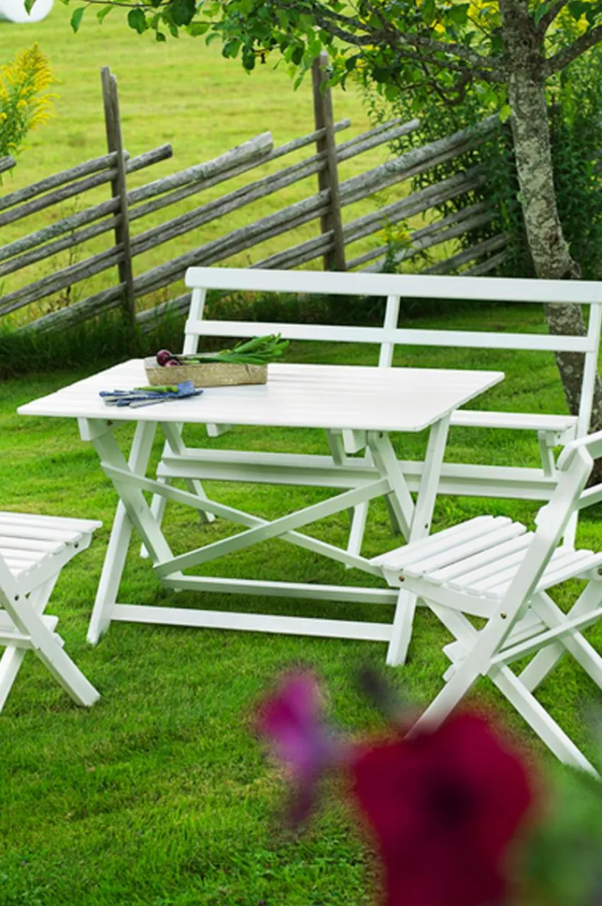 Utesoffor & Utebänkar|Utemöbler|Jotex TORPET Soffa 2-sits Vit