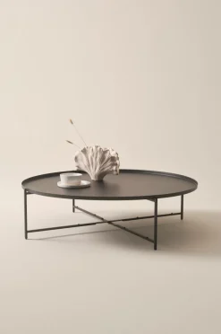 Bord|Jotex TRAYSON Soffbord ø 110 Cm Matt svart