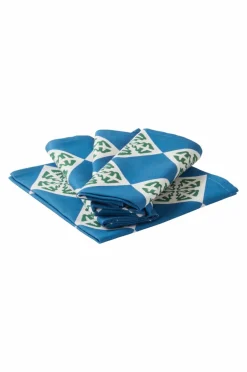 Servetter|Juldukning|Jotex TREELINE Servett 4-pack Blå/grön
