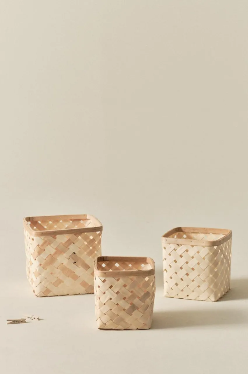 Förvaring|Förvaring|Jotex TRESUS Förvaringskorg 3-pack Natur