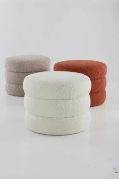 Sittpuffar|Jotex TRIBUS Sittpuff ø 50 Cm Naturvit