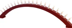 Julbelysning|Jotex Träljusstake Röd