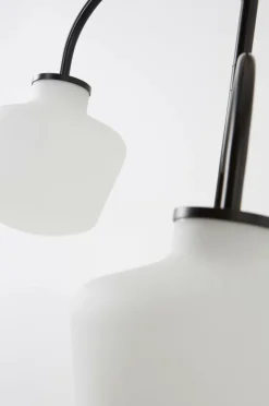 Taklampor|Jotex TROPEA Taklampa Matt svart/vit