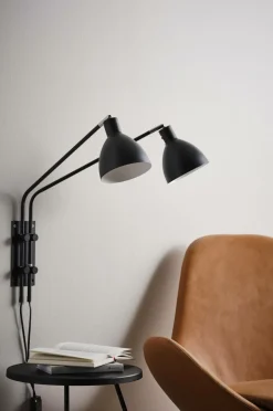 Vägglampor|Jotex TWINNIE Vägglampa Mattsvart