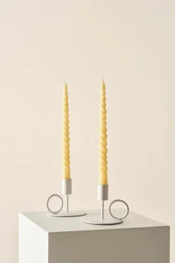 Ljus|Juldekoration|Jotex TWISTER Ljus 2-pack Ananas lackad