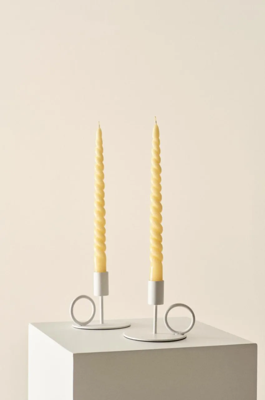 Ljus|Juldekoration|Jotex TWISTER Ljus 2-pack Ananas lackad