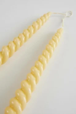 Ljus|Juldekoration|Jotex TWISTER Ljus 2-pack Ananas lackad