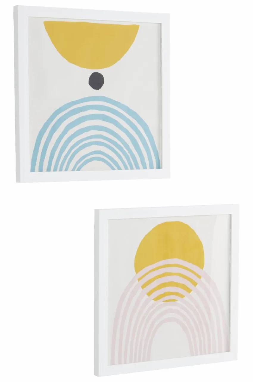 Barndekoration|Barndekoration|Jotex VALCETA 2-pack Poster Med Ram 30x30 Cm Multi
