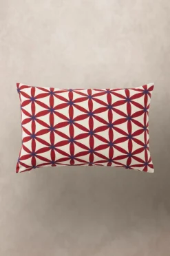 Prydnadskuddar & Fodral|Julkuddar & Julplädar|Jotex VALERIA Kuddfodral 60x40 Cm Röd/beige