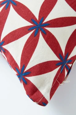 Prydnadskuddar & Fodral|Julkuddar & Julplädar|Jotex VALERIA Kuddfodral 60x40 Cm Röd/beige