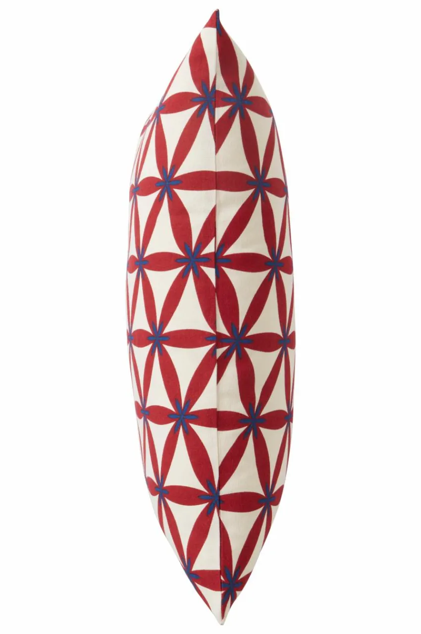 Prydnadskuddar & Fodral|Julkuddar & Julplädar|Jotex VALERIA Kuddfodral 60x40 Cm Röd/beige