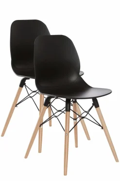 Stolar|Jotex VARBERG Stol 2-pack Svart