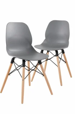 Stolar|Jotex VARBERG Stol 2-pack Grå