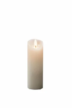 Ljus|Jotex Vaxljus 5x15,2cm LED Gräddvitt