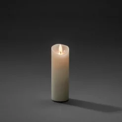 Ljus|Jotex Vaxljus 5x15,2cm LED Gräddvitt