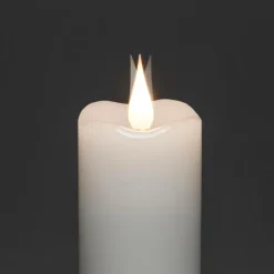 Ljus|Jotex Vaxljus 5x10cm LED 2st Gräddvitt