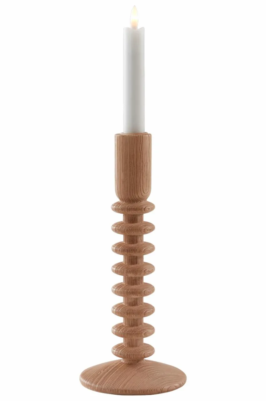 Ljusstakar|Jotex VENDELA Ljusstake Ljusbrun