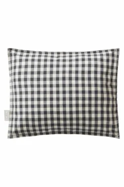 Barnsängkläder|Jotex VERMONT BABY örngott 35x28 Cm - Ekologisk Svart/vit rutig