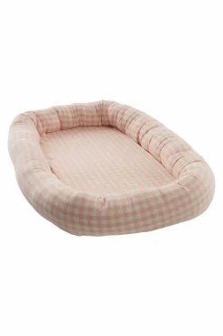 Barnsängkläder|Jotex VERMONT Babynest - Ekologisk Rosa/creme