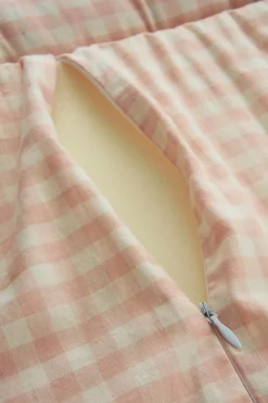 Barnsängkläder|Jotex VERMONT Babynest - Ekologisk Rosa/creme