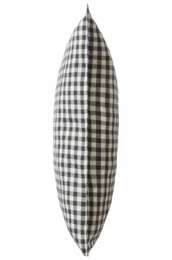 Barnsängkläder|Jotex VERMONT MINI örngott 55x35 Cm - Ekologisk Svart/vit rutig
