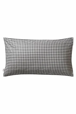 Barnsängkläder|Jotex VERMONT örngott 90x50 Cm - Ekologisk Svart/vit rutig