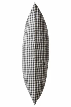 Barnsängkläder|Jotex VERMONT örngott 90x50 Cm - Ekologisk Svart/vit rutig