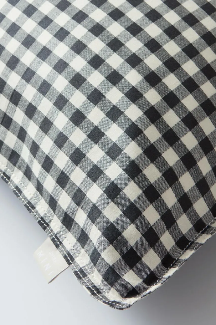 Barnsängkläder|Jotex VERMONT örngott 60x50 Cm - Ekologisk Svart/vit rutig