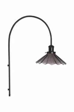 Vägglampor|Jotex Vägglampa August Veckad 25 Cm Svart