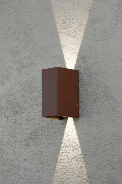 Utebelysning|Utebelysning|Jotex Vägglykta Cremona Höjd 17 Cm Rost