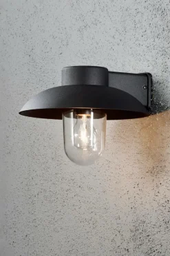 Utebelysning|Utebelysning|Jotex Vägglykta Mani Höjd 21 Cm Svart